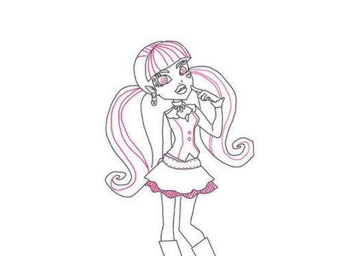 Πώς να σχεδιάσετε την Claudine Woolf από το "Monster High";