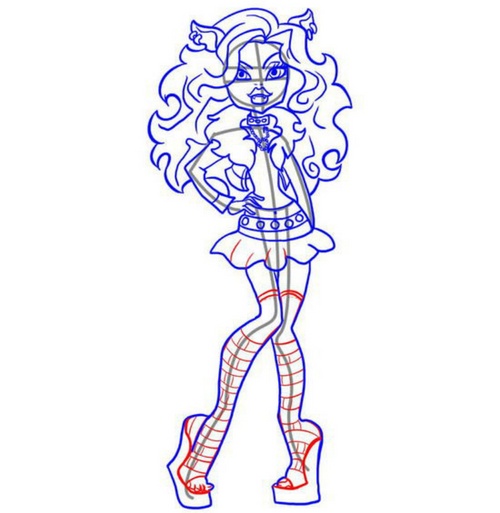 Πώς να σχεδιάσετε την Claudine Woolf από το "Monster High";