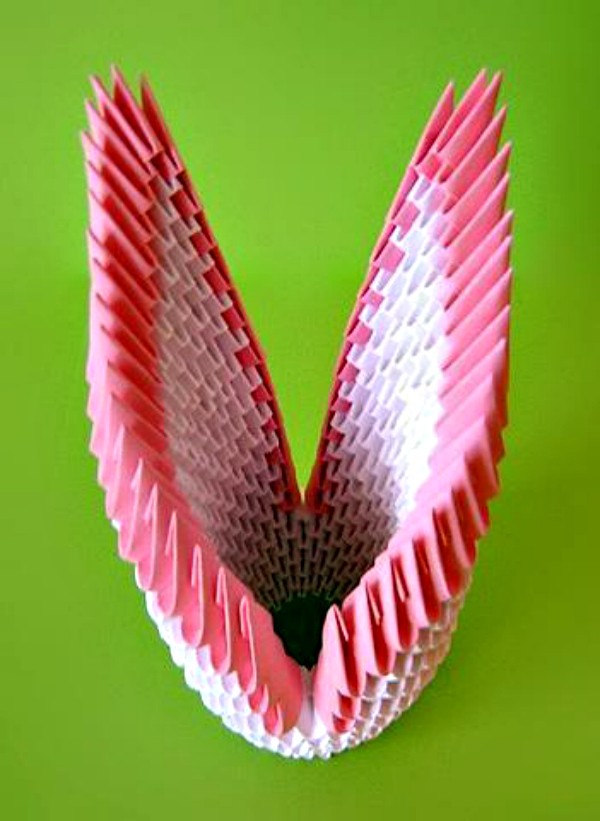 Πώς να κάνει ένα origami κύκνο από τις ενότητες - βήμα προς βήμα οδηγίες με φωτογραφίες και βίντεο