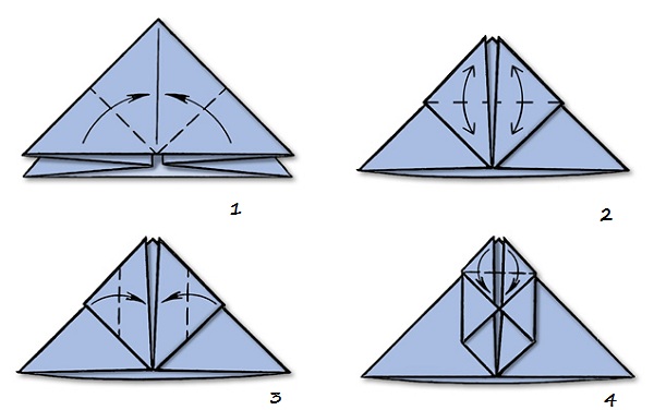 χιονάνθρωπος origami για αρχάριους
