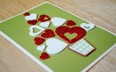 Χριστουγεννιάτικη κάρτα με στυλ scrapbooking για το νέο έτος 2015 με δικά της χέρια