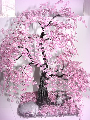 Sakura από χάντρες Sakura από χάντρες