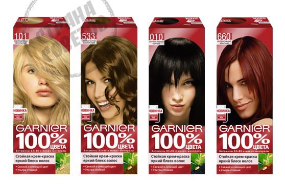 Garnier 100% Χρώματα βαφής μαλλιών