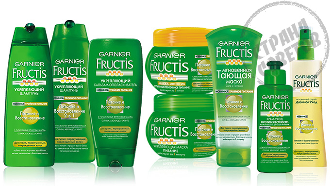 Garnier Fructis Διατροφή και αποκατάσταση