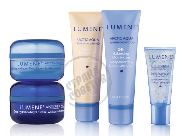 Lumene Arctic Aqua κρέμα προσώπου, τζελ περιγράμματος ματιών