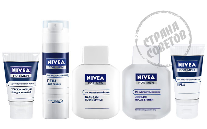Nivea For Men Για ευαίσθητο δέρμα gel, αφρό, βάλσαμο, λοσιόν, κρέμα