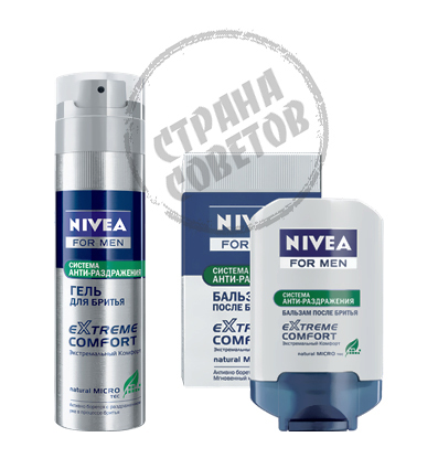 Nivea για άντρες Extreme Comfort gel, βάλσαμο