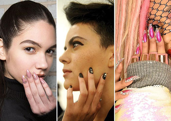 Glitter και Swarovski πέτρες ως μια τάση του χειμερινού χειμώνα 2016-2017