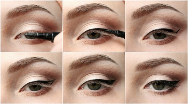 Πώς να σχεδιάσετε τα βέλη μπροστά από το eyeliner