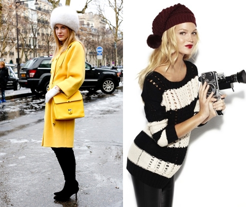 Fashion headwear winter 2014: φωτογραφίες από τα πιο μοντέρνα καπέλα γυναικών και ανδρών 