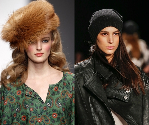 Fashion headwear winter 2014: φωτογραφίες από τα πιο μοντέρνα καπέλα γυναικών και ανδρών 