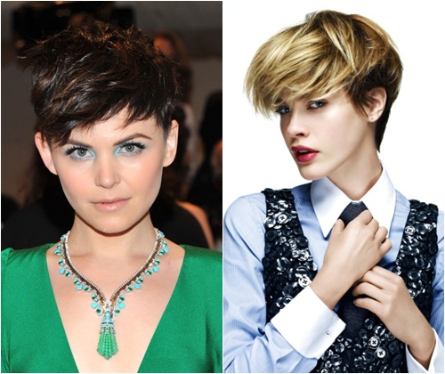 Hairstyles στο χορό για τα κοντά μαλλιά