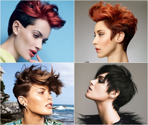 Hairstyles στο χορό για τα κοντά μαλλιά