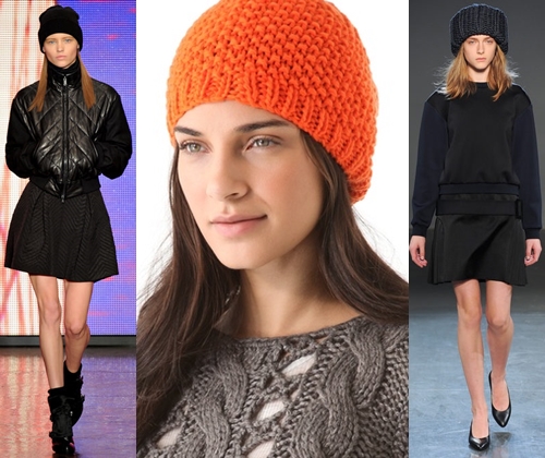 Μοντέρνα πλεκτά καπέλα το χειμώνα 2014: φωτογραφίες από τα πιο μοντέρνα γυναικεία καπέλα