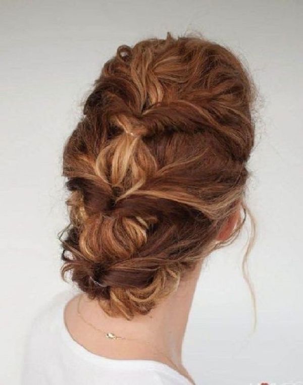 Hairstyle για το Νέο Έτος του Firecracker από τα χέρια του - ιδέες μόδας για μικρές, μεσαίες, μακριά μαλλιά, φωτογραφία