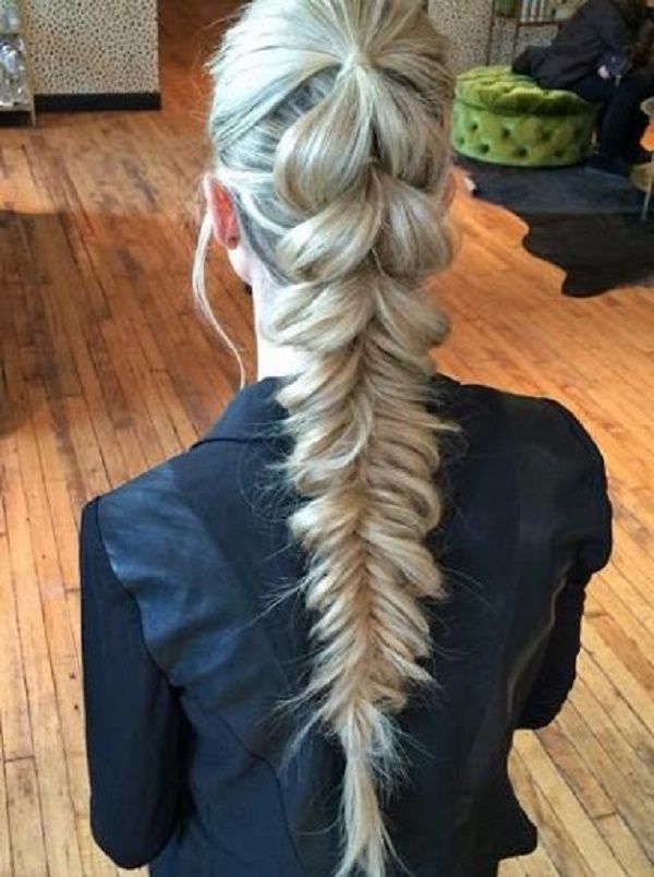 Hairstyle για το Νέο Έτος του Firecracker από τα χέρια του - ιδέες μόδας για μικρές, μεσαίες, μακριά μαλλιά, φωτογραφία