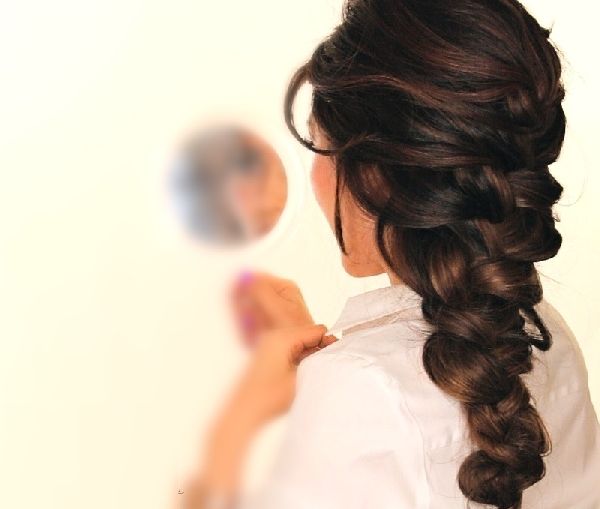 Hairstyle για το Νέο Έτος του Firecracker από τα χέρια του - ιδέες μόδας για μικρές, μεσαίες, μακριά μαλλιά, φωτογραφία