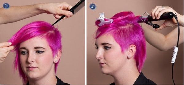 Hairstyle για το Νέο Έτος του Firecracker από τα χέρια του - ιδέες μόδας για μικρές, μεσαίες, μακριά μαλλιά, φωτογραφία