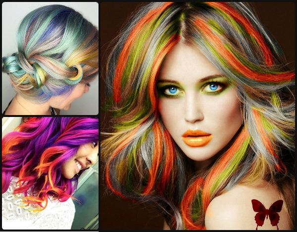Hairstyle για το Νέο Έτος του Firecracker από τα χέρια του - ιδέες μόδας για μικρές, μεσαίες, μακριά μαλλιά, φωτογραφία