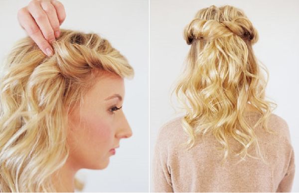 Hairstyle για το Νέο Έτος του Firecracker από τα χέρια του - ιδέες μόδας για μικρές, μεσαίες, μακριά μαλλιά, φωτογραφία