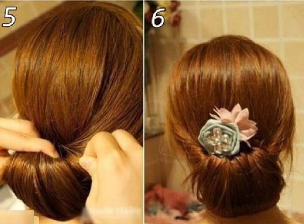 Hairstyle για το Νέο Έτος του Firecracker από τα χέρια του - ιδέες μόδας για μικρές, μεσαίες, μακριά μαλλιά, φωτογραφία