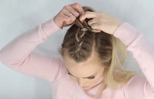 Hairstyle για το Νέο Έτος του Firecracker από τα χέρια του - ιδέες μόδας για μικρές, μεσαίες, μακριά μαλλιά, φωτογραφία