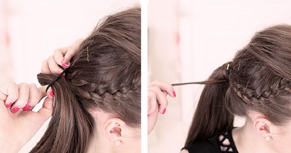 Hairstyle για το Νέο Έτος του Firecracker από τα χέρια του - ιδέες μόδας για μικρές, μεσαίες, μακριά μαλλιά, φωτογραφία