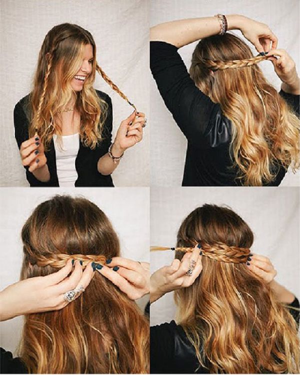 Hairstyle για το Νέο Έτος του Firecracker από τα χέρια του - ιδέες μόδας για μικρές, μεσαίες, μακριά μαλλιά, φωτογραφία