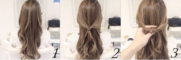 Hairstyle για το Νέο Έτος του Firecracker από τα χέρια του - ιδέες μόδας για μικρές, μεσαίες, μακριά μαλλιά, φωτογραφία