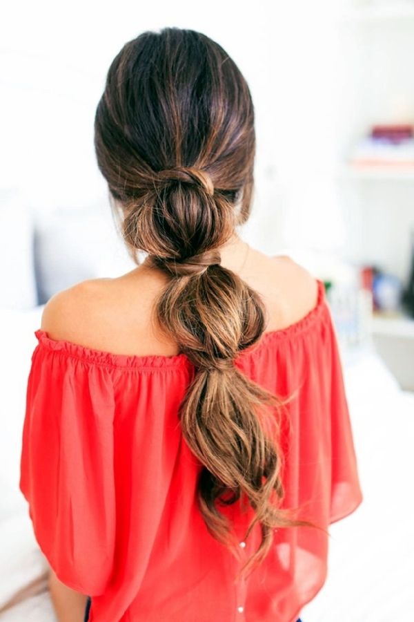 Hairstyle για το Νέο Έτος του Firecracker από τα χέρια του - ιδέες μόδας για μικρές, μεσαίες, μακριά μαλλιά, φωτογραφία