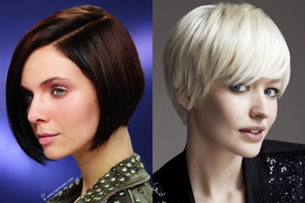 Hairstyles στο χορό: κοντό τρίχωμα