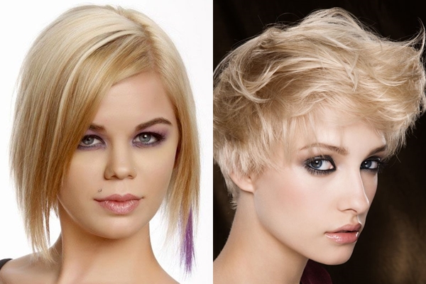 Hairstyles στο χορό: κοντό τρίχωμα