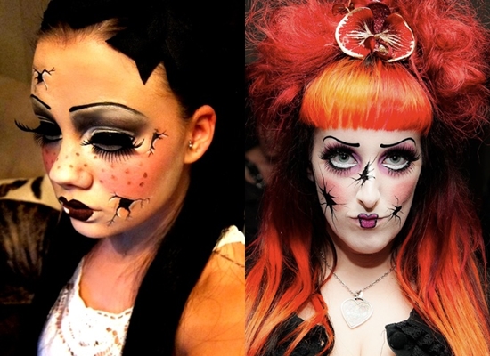 Πώς να ζωγραφίσει ένα πρόσωπο στο Halloween στο σπίτι, φωτογραφία