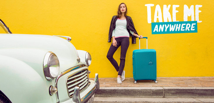Καλοκαίρι στο δρόμο: φωτεινές βαλίτσες American Tourister Soundbox