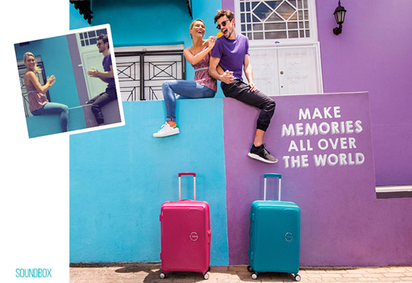 Καλοκαίρι στο δρόμο: φωτεινές βαλίτσες American Tourister Soundbox