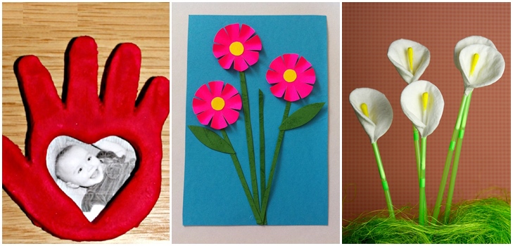 Crafts στις 8 Μαρτίου, τα χέρια της μαμάς