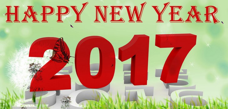 Συγχαρητήρια Happy New Year 2017 Cock