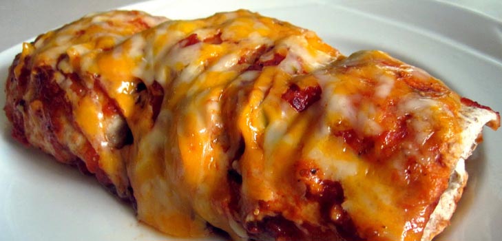 Enchiladas με φασόλια και λαχανικά ρίζας
