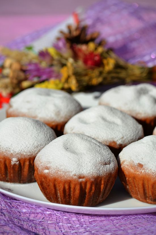 Βήμα-βήμα συνταγή για muffins με δαμάσκηνα