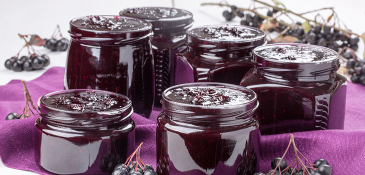 Μαρμελάδα από μαύρο chokeberry