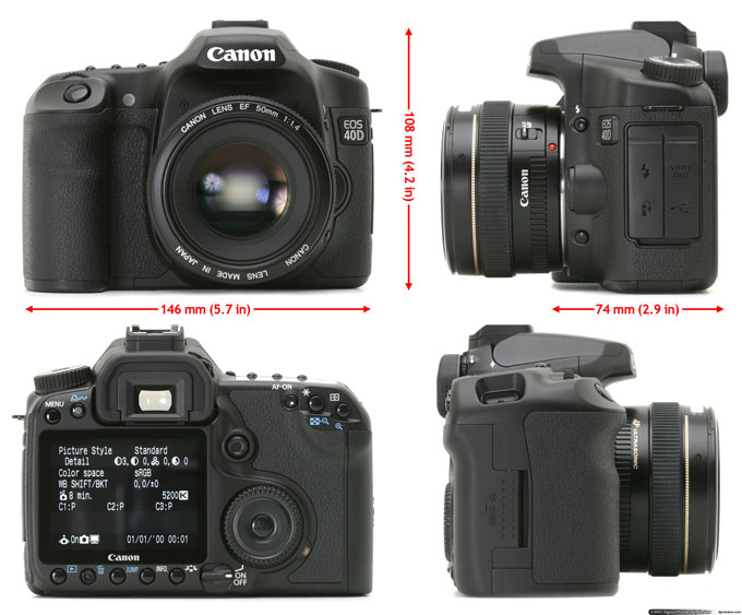Ψηφιακή φωτογραφική μηχανή Canon EOS 40D